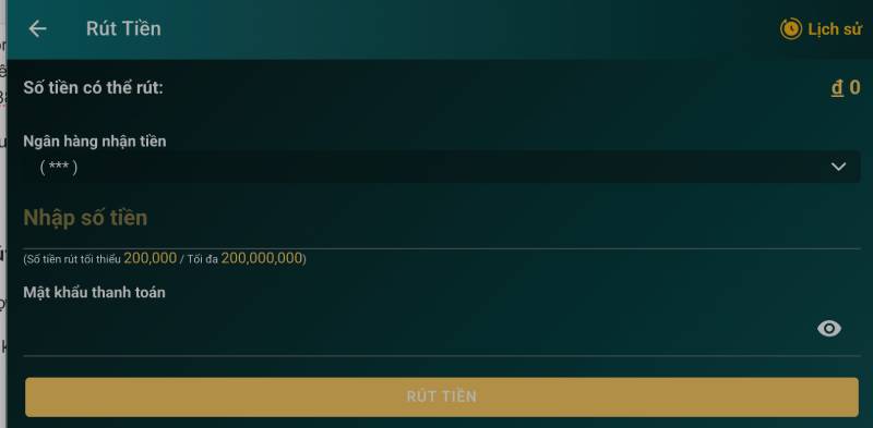 Cách Nạp Rút Tiền Nhanh Tại Loto88 Chi Tiết Cho Newbie 5 Bước 3: Nhập lệnh rút tiền